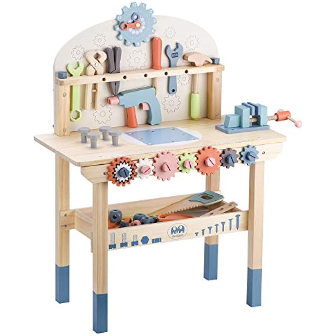 Wooden Kids Tool Bench – Educational Toy Workbench Set
