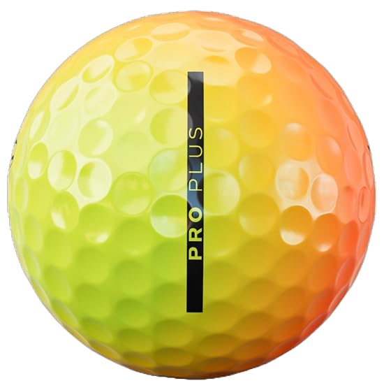 Vice Golf Pro Plus Limited Edition 4-Piece Balls – Yellow Orange Shade