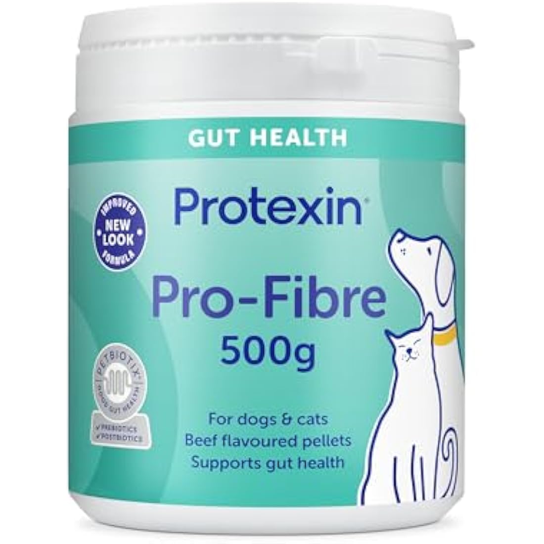 Protexin Pro-Fibre Digestive Supplement for Dogs and Cats – 500g Pellets