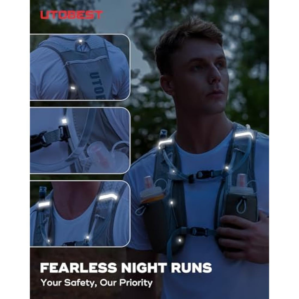 UTOBEST 5L Lightweight Running Vest | Ultralight Hydration Backpack