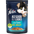 Felix As Good As It Looks Tuna in Jelly Wet Cat Food - 100g (20 Pouches)