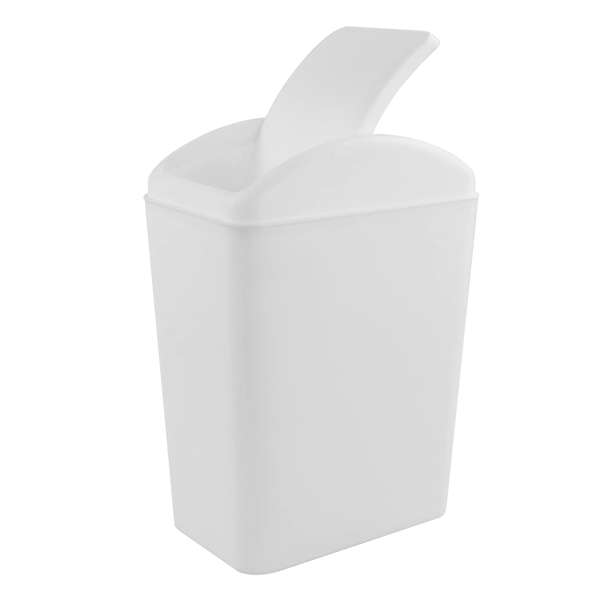 Afromy 15 L Swing Top Trash Can, Slim Kitchen Waste Bin - image 1