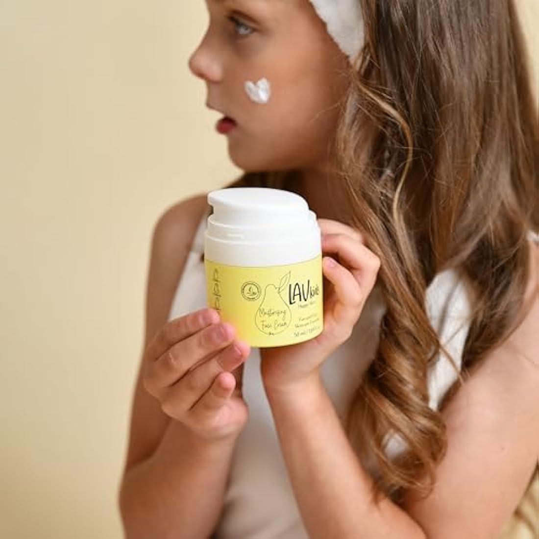 Lav Kids Natural Skincare Bundle - Foaming Cleanser and Face Cream Set