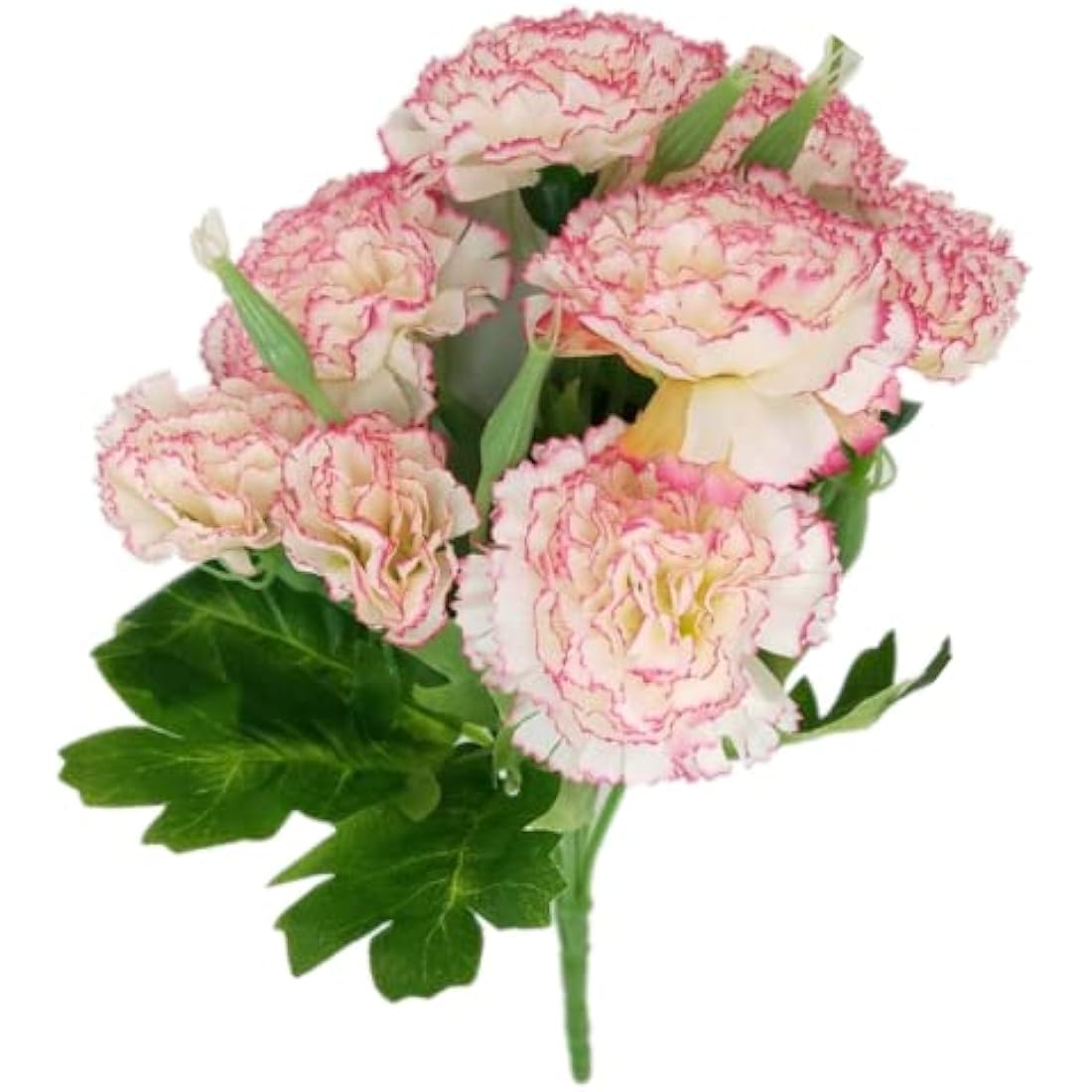 Jolof Store 40 Heads Artificial Carnations – UV Resistant Silk Bouquet