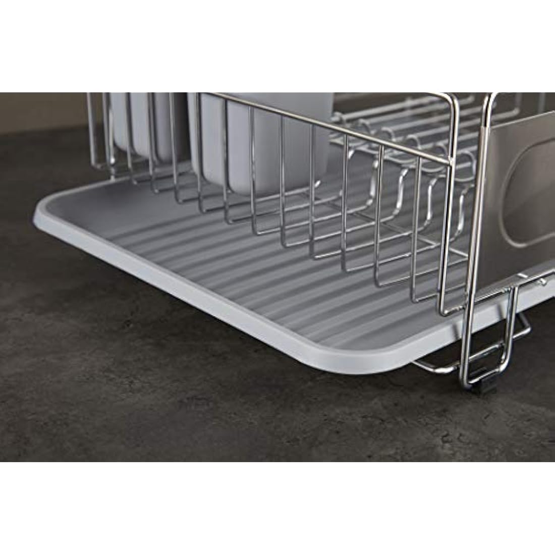 Swan Chrome Dish Rack – Rust Resistant Drainer with Drip Tray