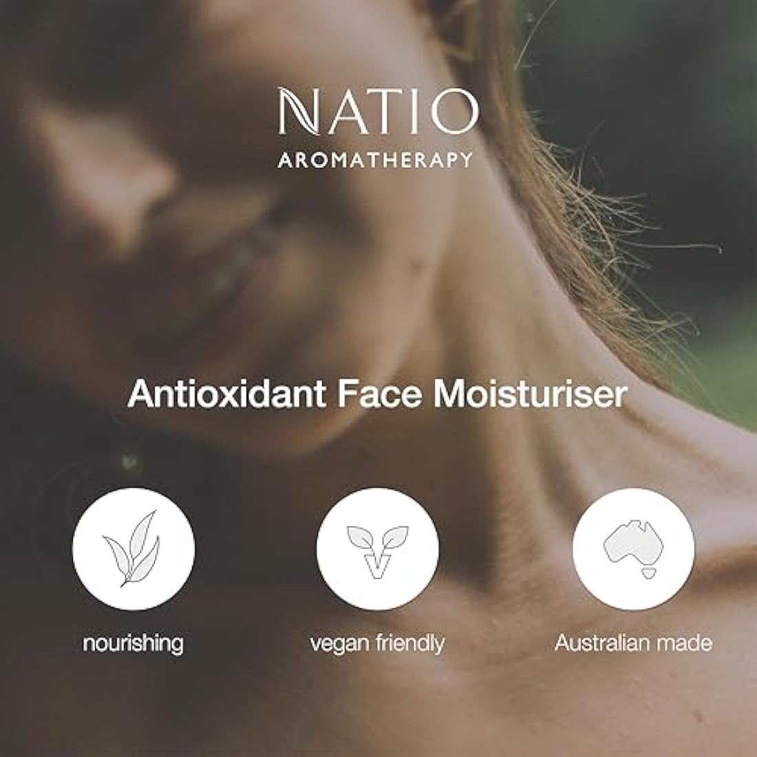 Natio Antioxidant Face Moisturiser – Rosehip & Vitamin E Cream, 100ml