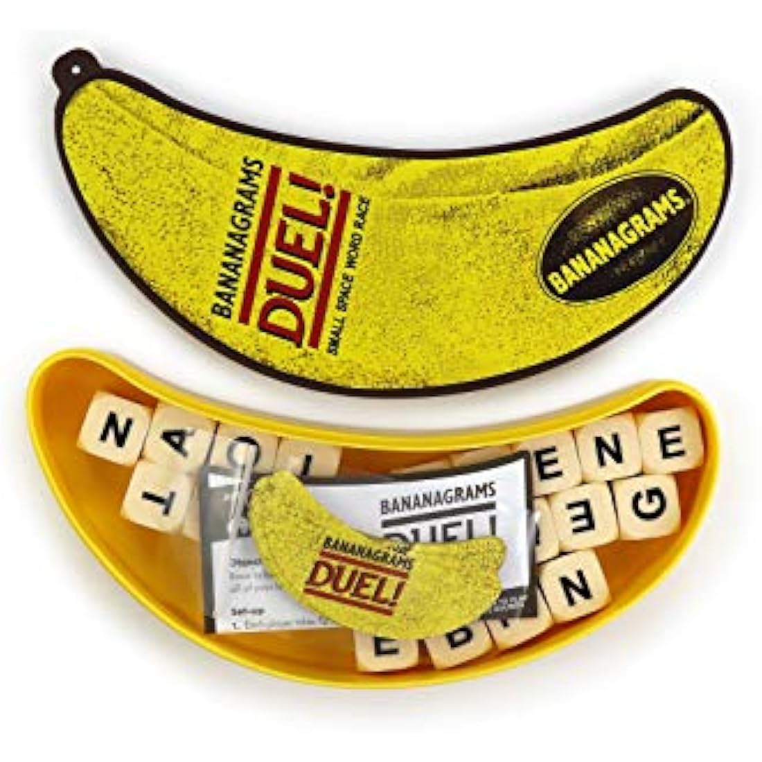 Bananagrams Duel Word Game – 2 Player Travel Dice Game for Ages 7+