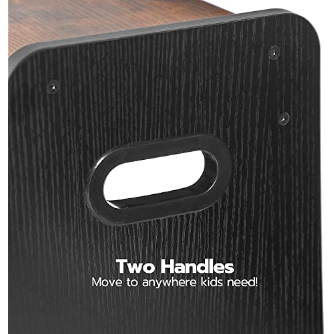 HOOBRO Two Step Stool for Kids | Wooden Toddler Stool for Sink & Kitchen