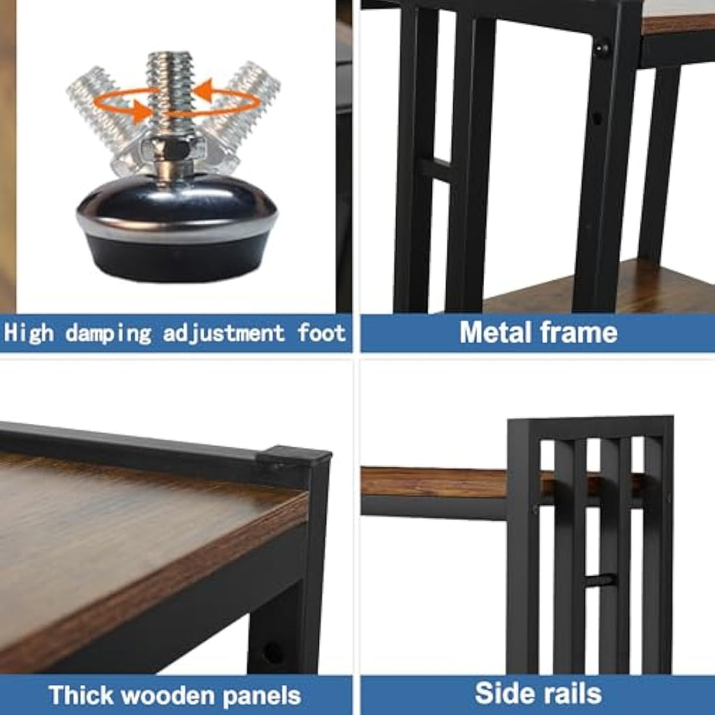 Jolof Store 6-Tier Kitchen Bakers Rack | Stainless Steel Utility Shelf