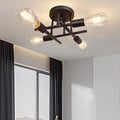 Jolof Store Modern Sputnik Chandelier – 4-Light Industrial Ceiling Fixture