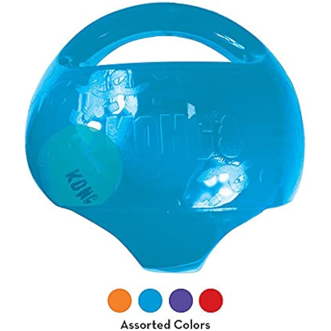 KONG Jumbler Ball – Interactive Squeaky Fetch Toy for Large Dogs