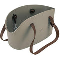 Ferplast With-Me Small Dog Carrier Bag | Washable EVA Rubber - Dove Grey