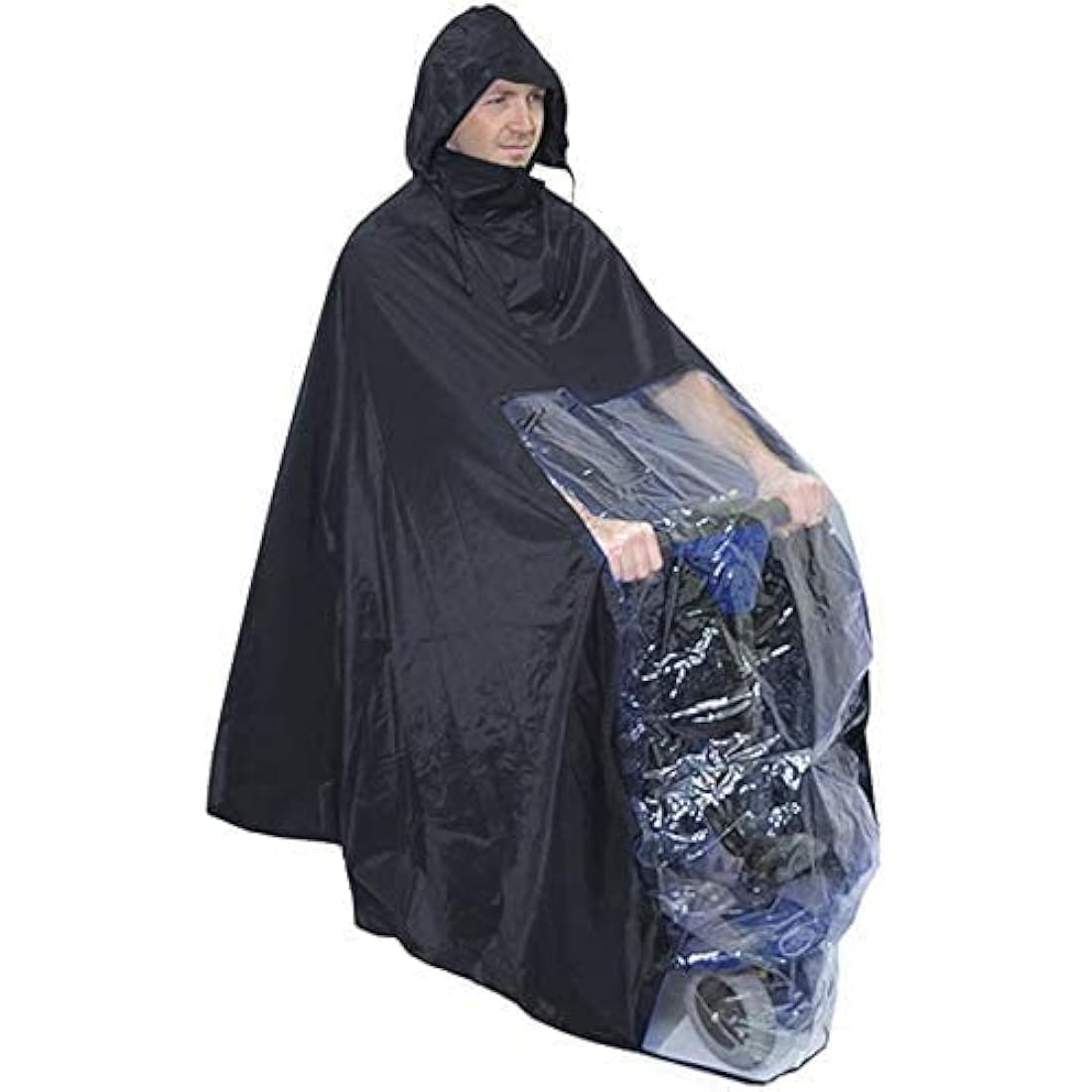 KACIOPOO Mobility Scooter Rain Poncho – Waterproof Reflective Cape Cover