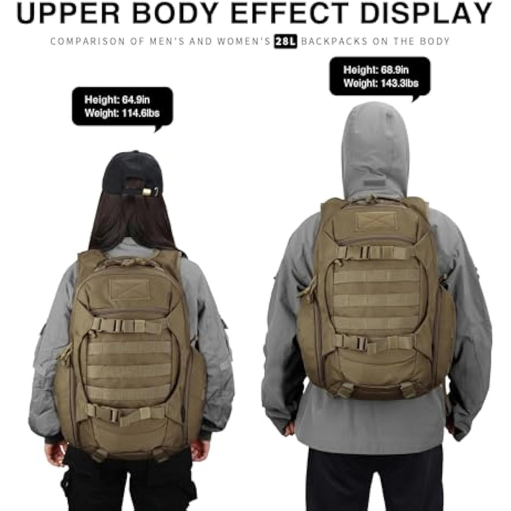 Mardingtop 28L Military Tactical Backpack | Molle Hiking Rucksack