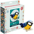 The Crafty Kit Company Blue Tit Needle Felting Kit - 100% Wool DIY