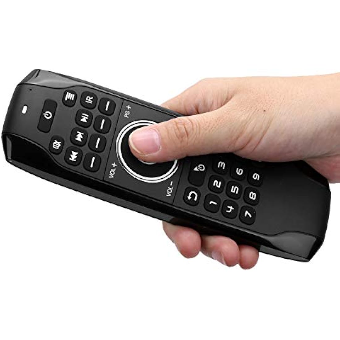 ASHATA Bluetooth 5.0 Air Mouse – Wireless Keyboard with 6-Axis Gyroscope