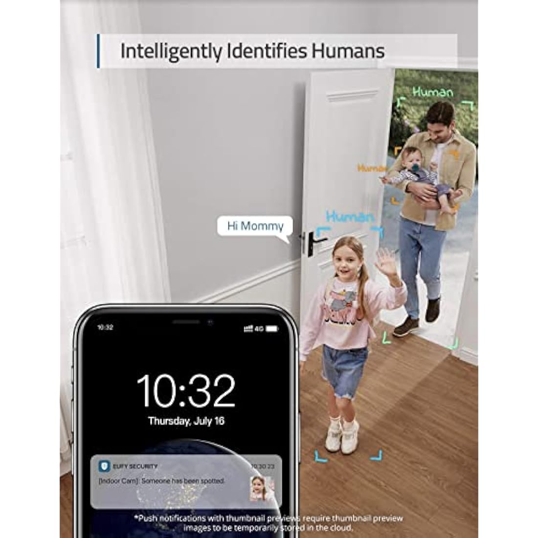 eufy Solo IndoorCam C24 – 2K Wi-Fi Security Camera with AI & Night Vision