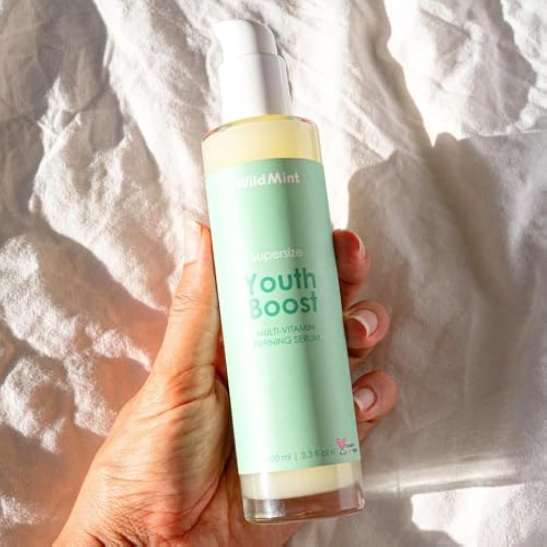 WildMint Youth Boost Face Serum | Hyaluronic Acid & Vitamin C | 100ml