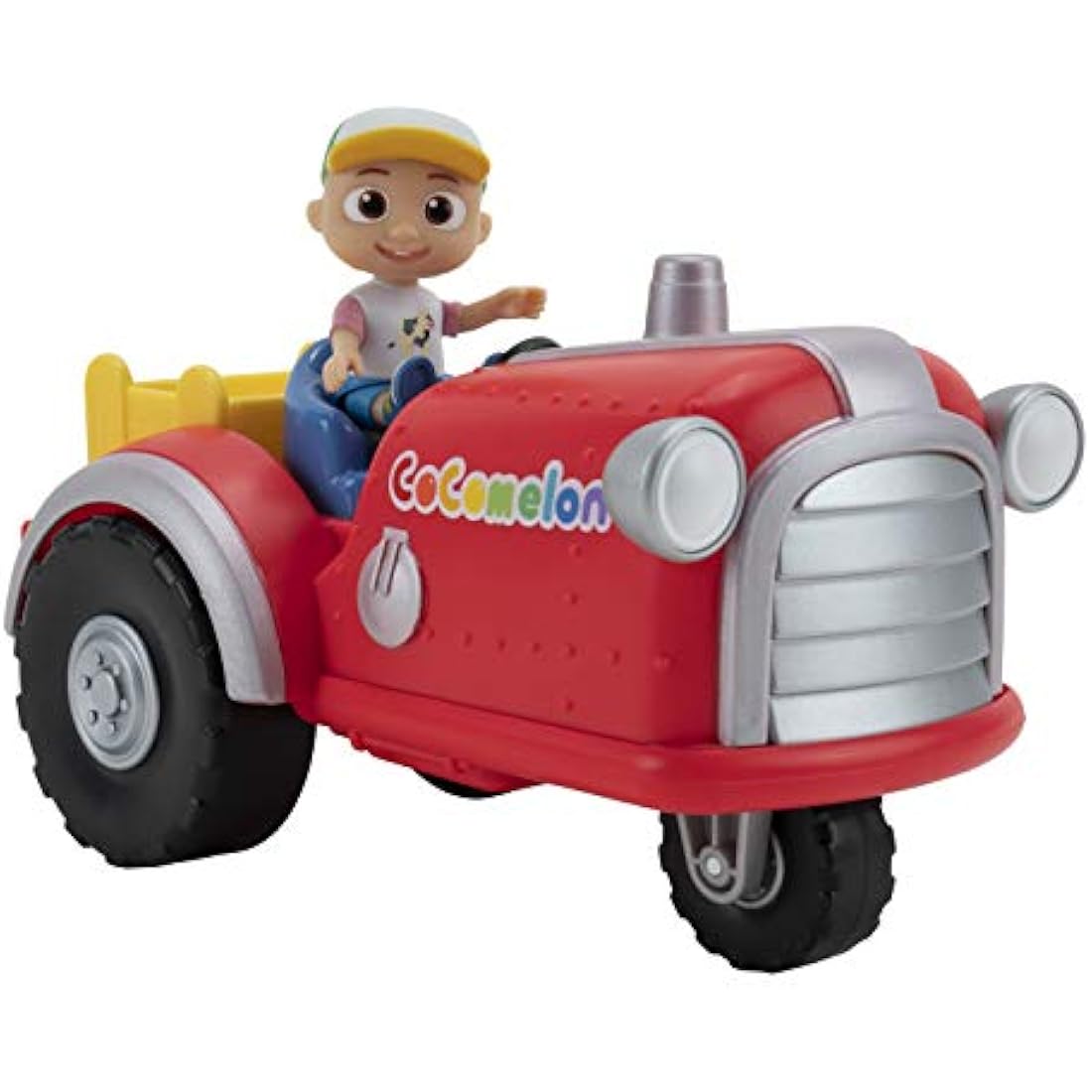 CoComelon Musical Tractor Toy with 3-inch JJ Figure and Sounds