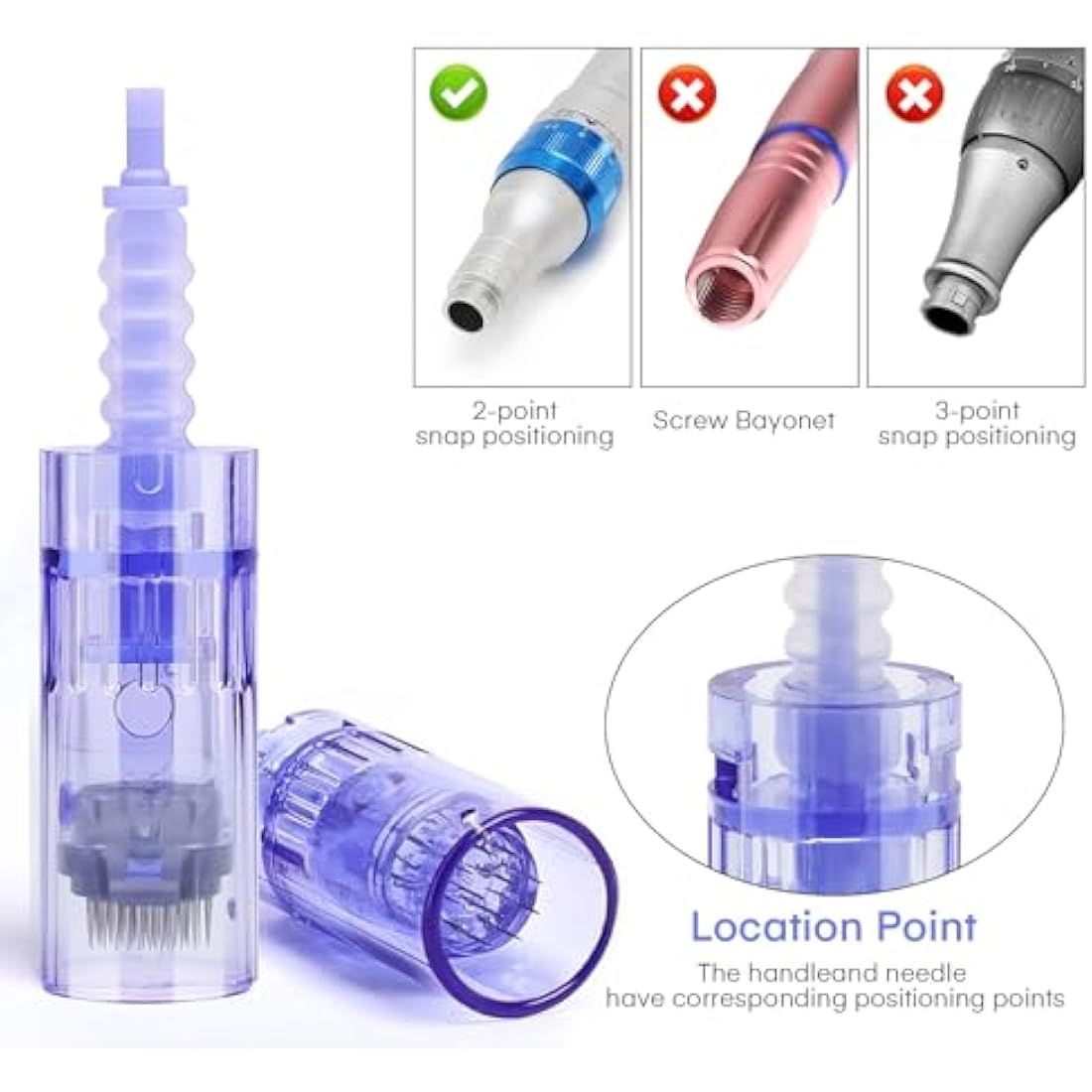 Dr. Pen A6 Replacement Needle Cartridges - 12 Pin Microneedles (20 Pack)