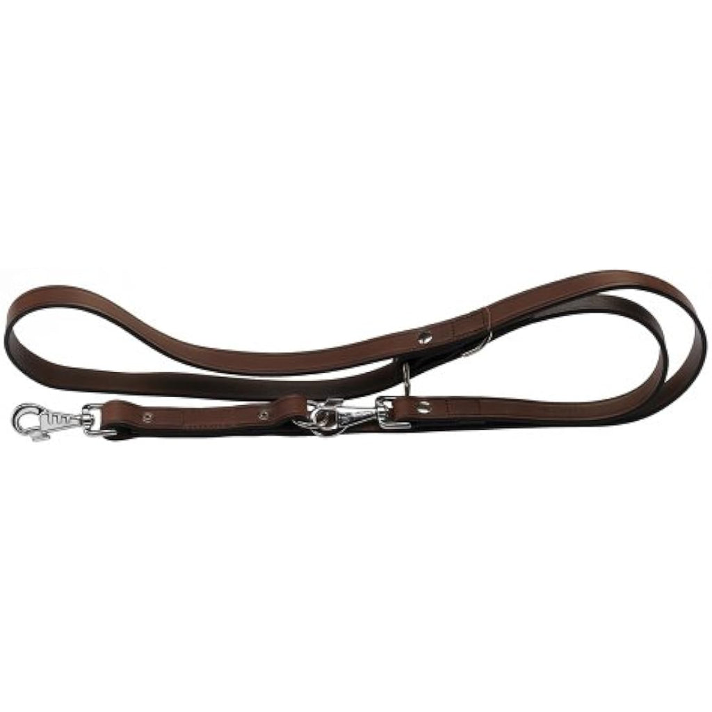 Ferplast VIP Bull Leather Dog Lead – Durable Training Leash, Brown