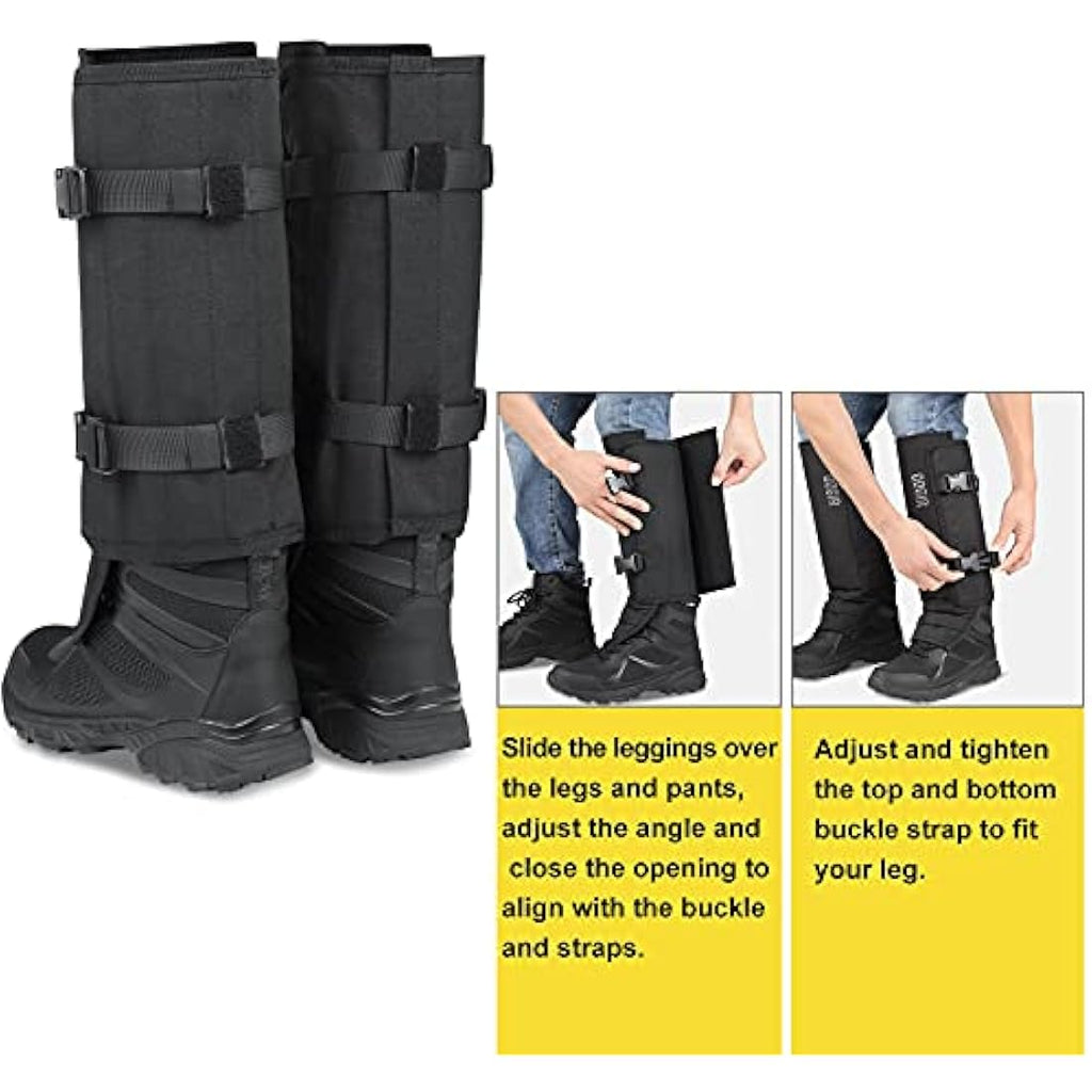 QOGIR Snake Gaiters – Adjustable Snake Bite Protection for Hunting & Hiking