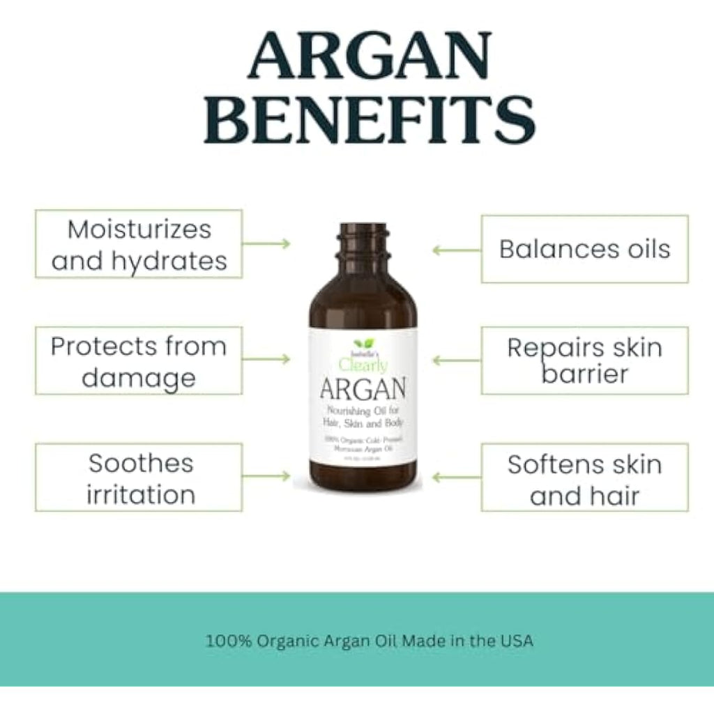 Isabella's Clearly Organic Moroccan Argan Oil | Pure Cold Pressed – 120ml