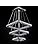 Modern Crystal Chandelier – LED Square 3-Ring Pendant Light