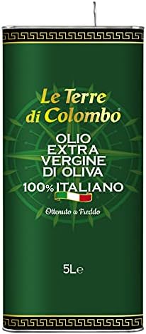 Le Terre di Colombo Extra Virgin Olive Oil – 100% Italian, 5L Tin