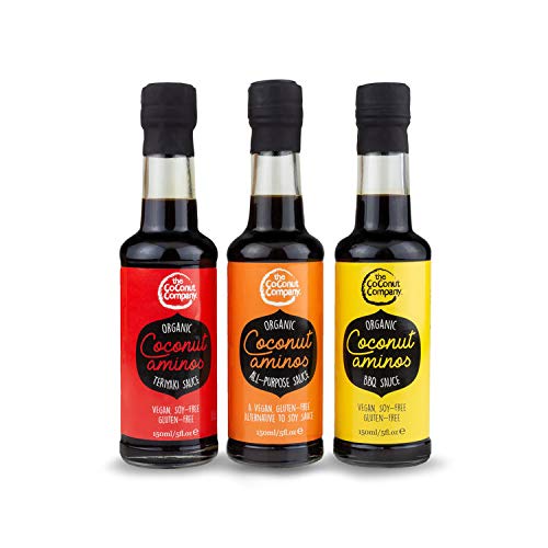 Organic Coconut Aminos – 3 x 150ml Soy Sauce Alternative