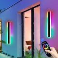 Mikeru 60cm RGB Outdoor Wall Light – IP65 Waterproof LED Sconce, 2-Pack