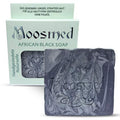 Moosmed African Black Soap – Vegan Handmade Natural Exfoliating Bar