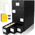 QLOUNI 12000+ Trading Card Storage Box – 12 Pack Cardboard TCG Organizer