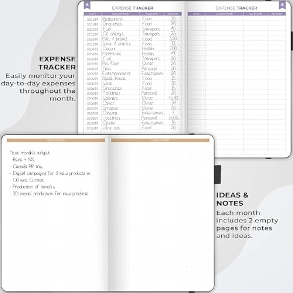 Clever Fox Budget Book 2.0 – Financial Planner & Expense Tracker (Black)