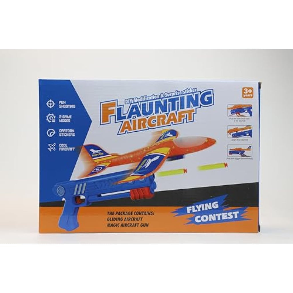 Jolof Store LED Airplane Launcher Toys | 3 Pack Foam Glider Planes