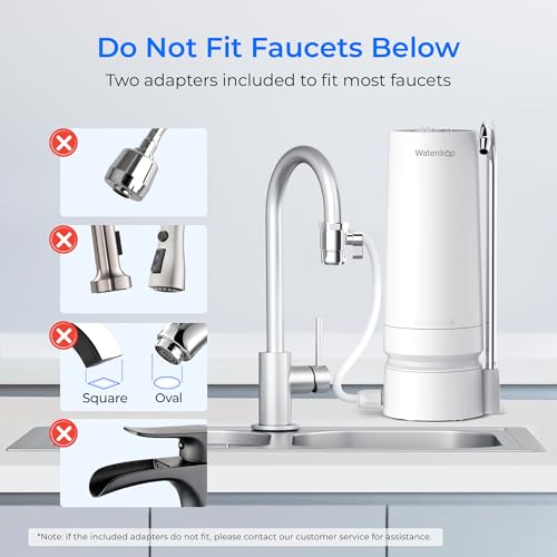 Waterdrop Countertop Water Filter | 4000 Gallon Faucet Purifier – WD-CTF-05