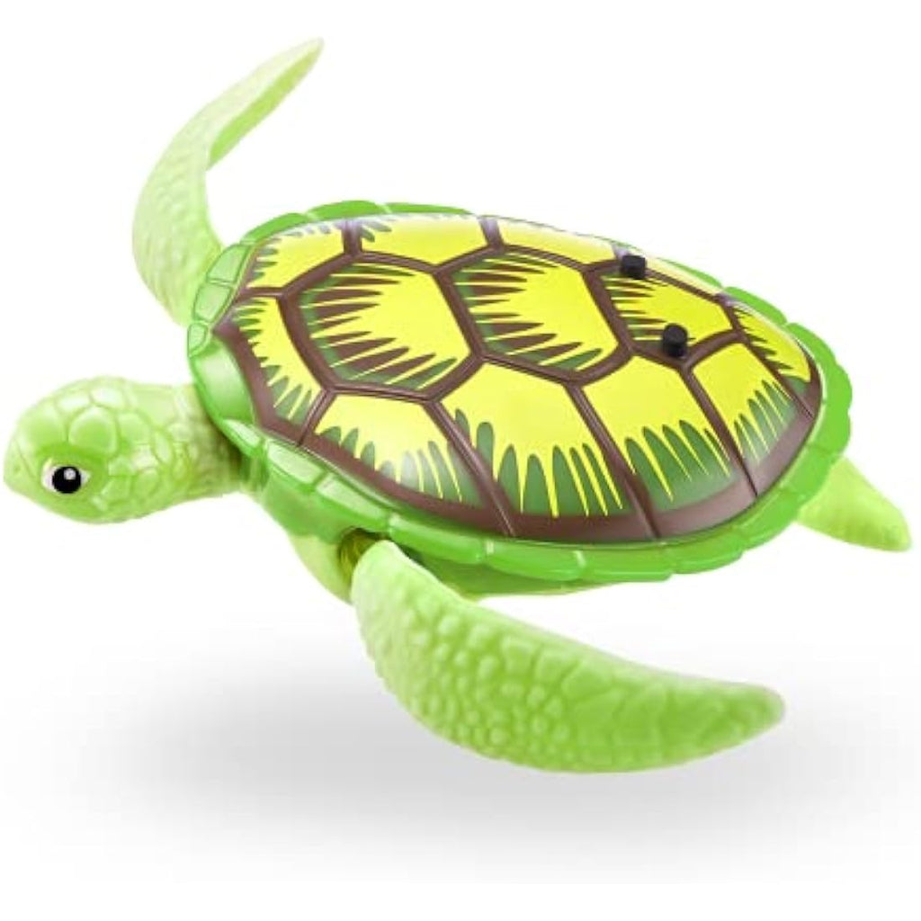 ZURU Robo Alive Robotic Swimming Turtle Bath Toy - 2 Pack, Green & Pink