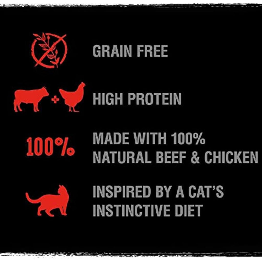 Crave Grain-Free Dry Cat Food | High Protein Chicken & Beef - 7kg Bag