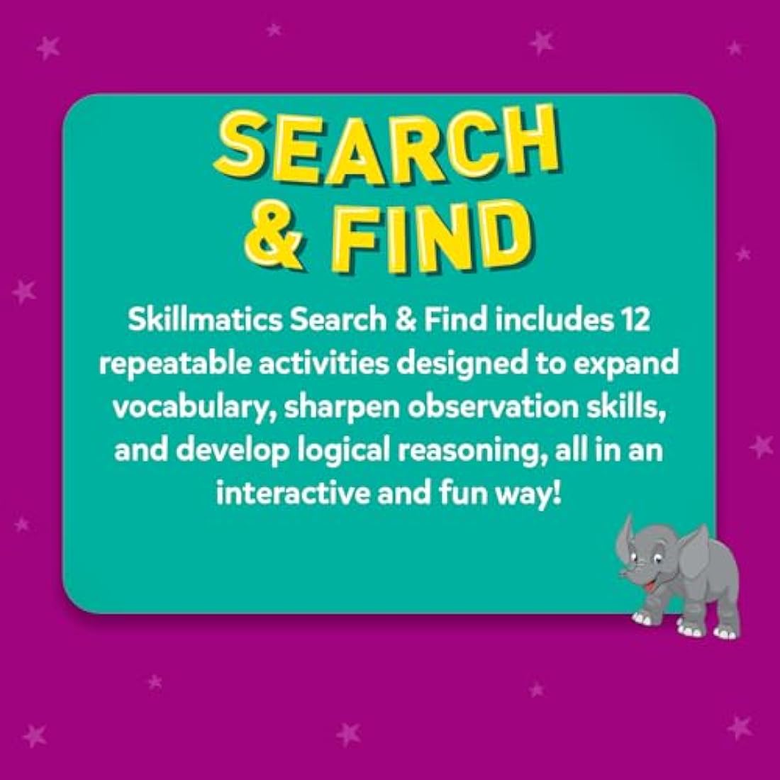 Skillmatics Search and Find Reusable Activity Mats – Educational Game for Ages 3-6