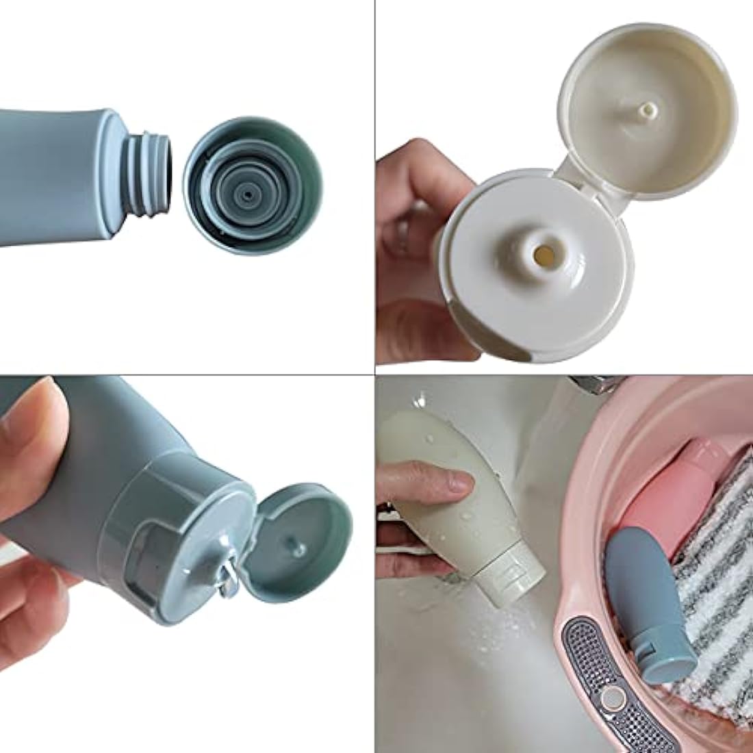 TSA Approved Travel Bottles – 3 Pack Leakproof 60ml Set