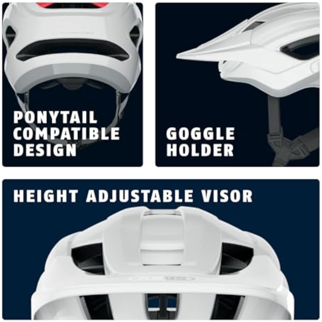 ABUS CliffHanger MTB Helmet – Vented Trail Bike Helmet with Fidlock