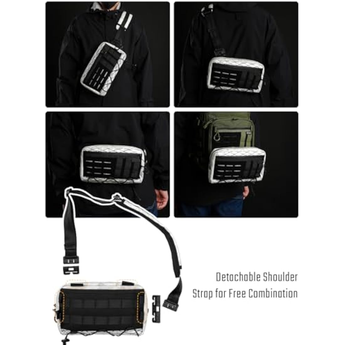 Tactical Geek Cache L3 EDC Sling Bag – Lightweight Nylon Crossbody Daypack