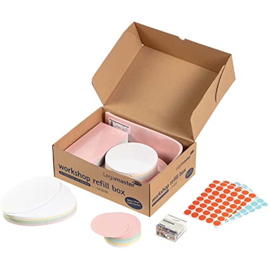 Legamaster Workshop Refill Box – 2700 Piece Facilitation Kit