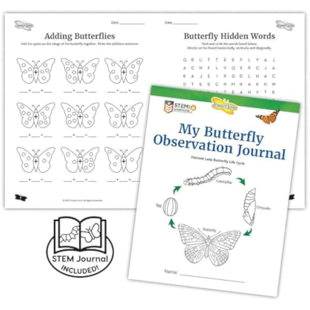 Insect Lore Giant Butterfly Garden Kit – STEM Educational Habitat