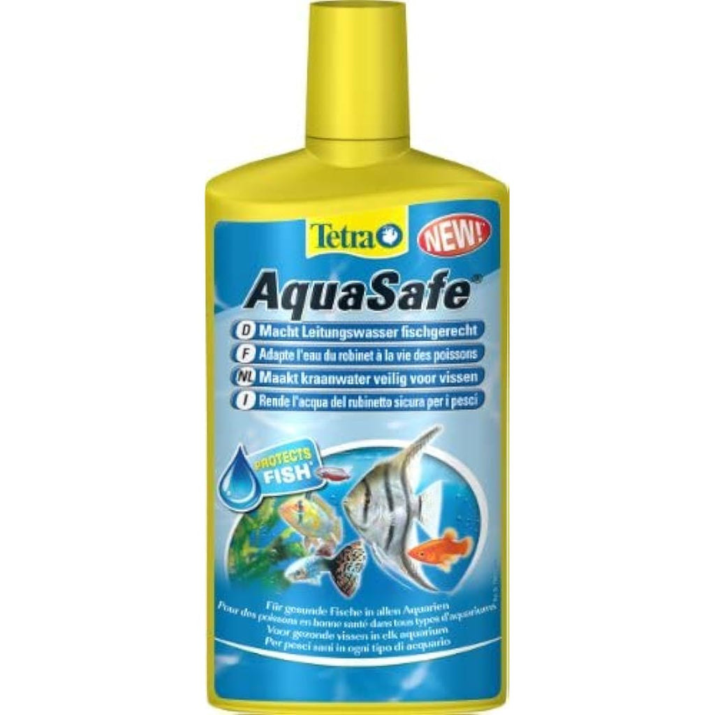 Tetra AquaSafe Water Conditioner – Fish Safe Aquarium Treatment, 500ml