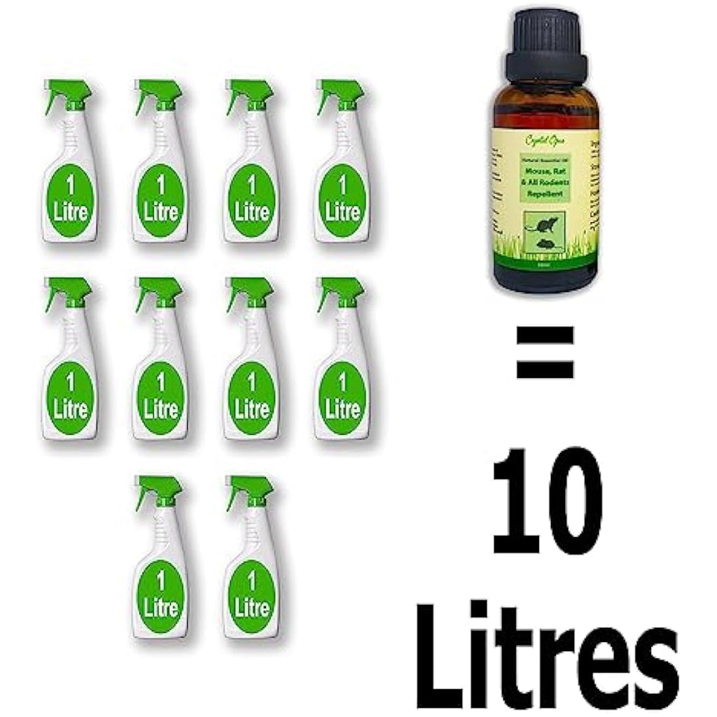 Natural Rodent Repellent Spray – Peppermint Oil Concentrate