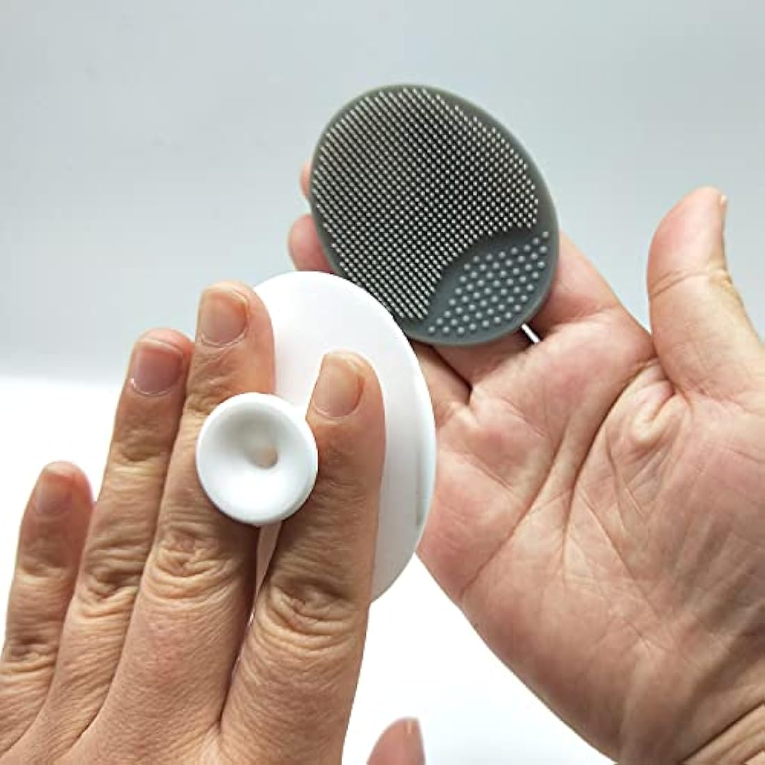 HieerBus Silicone Facial Cleansing Brush – Soft Face Scrubber, 2-Pack