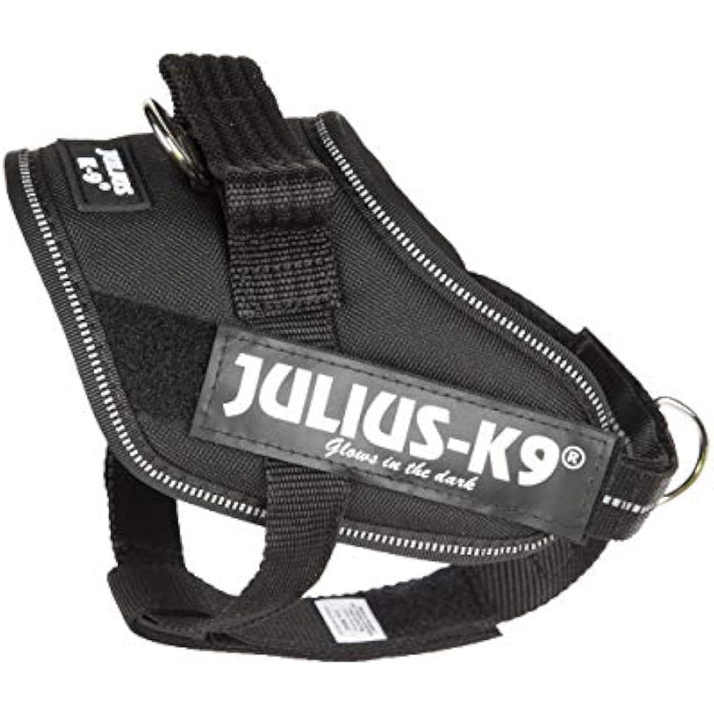 Julius-K9 IDC Powerharness | Reflective Dog Harness - Black - XS