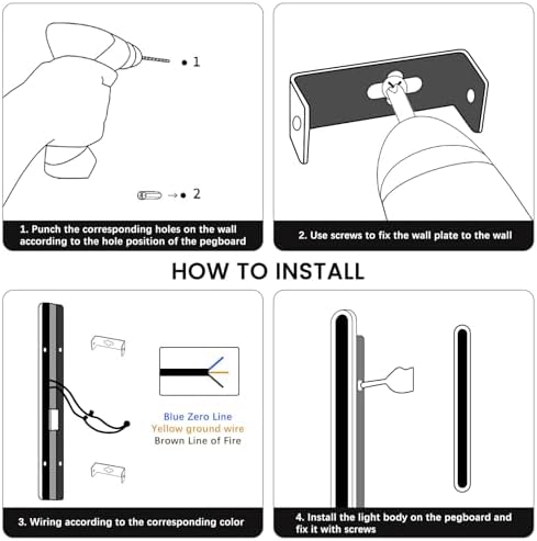 Mikeru 150cm LED Outdoor Wall Light | Dimmable IP65 Modern Strip Sconce