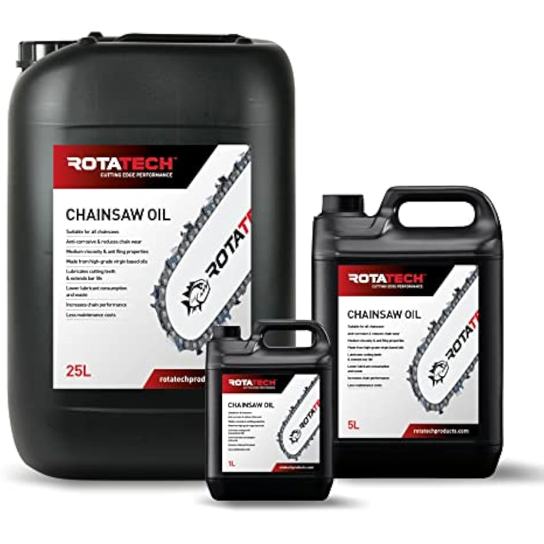 Rotatech Chainsaw Bar & Chain Oil | 1L Eco-Friendly Refill Pouch